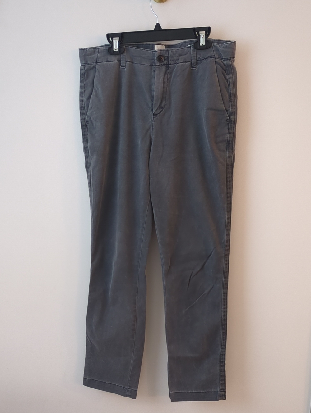 GAP Girlfriend Chino Women's Straight Leg Pants Gray Size 4